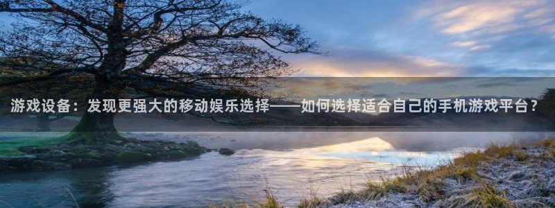 长征娱乐网址注册:游戏设备:发现更强大的移动娱乐选择——如何