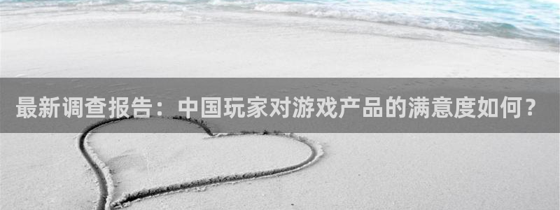 长征娱乐集团：最新调查报告：中国玩家对游戏产品的满意度如何？